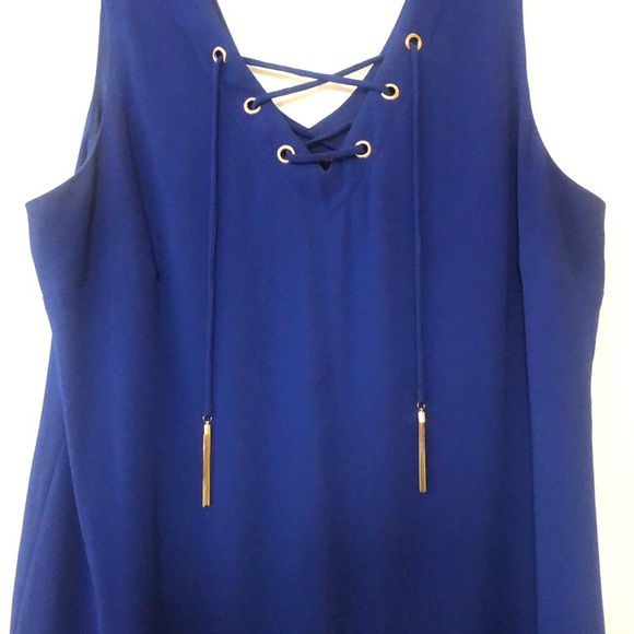 INC Lace Up Dress - Picture 2 of 5